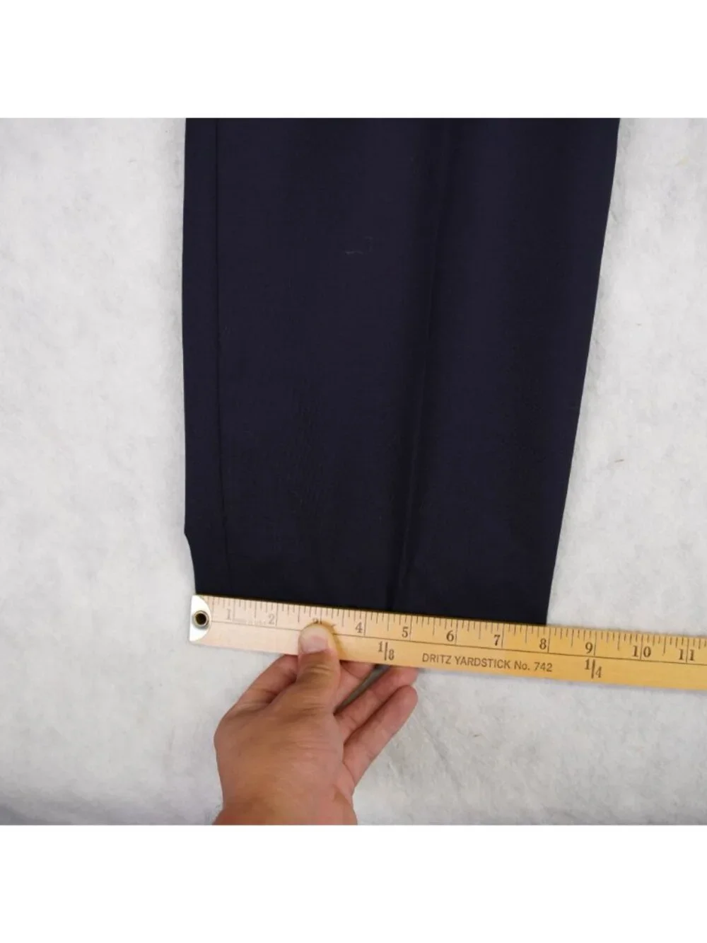 J Crew Loro Piana Ludlow Slim Fit Dress Pants Super 120s Wool Mens 35x28 (35x32)